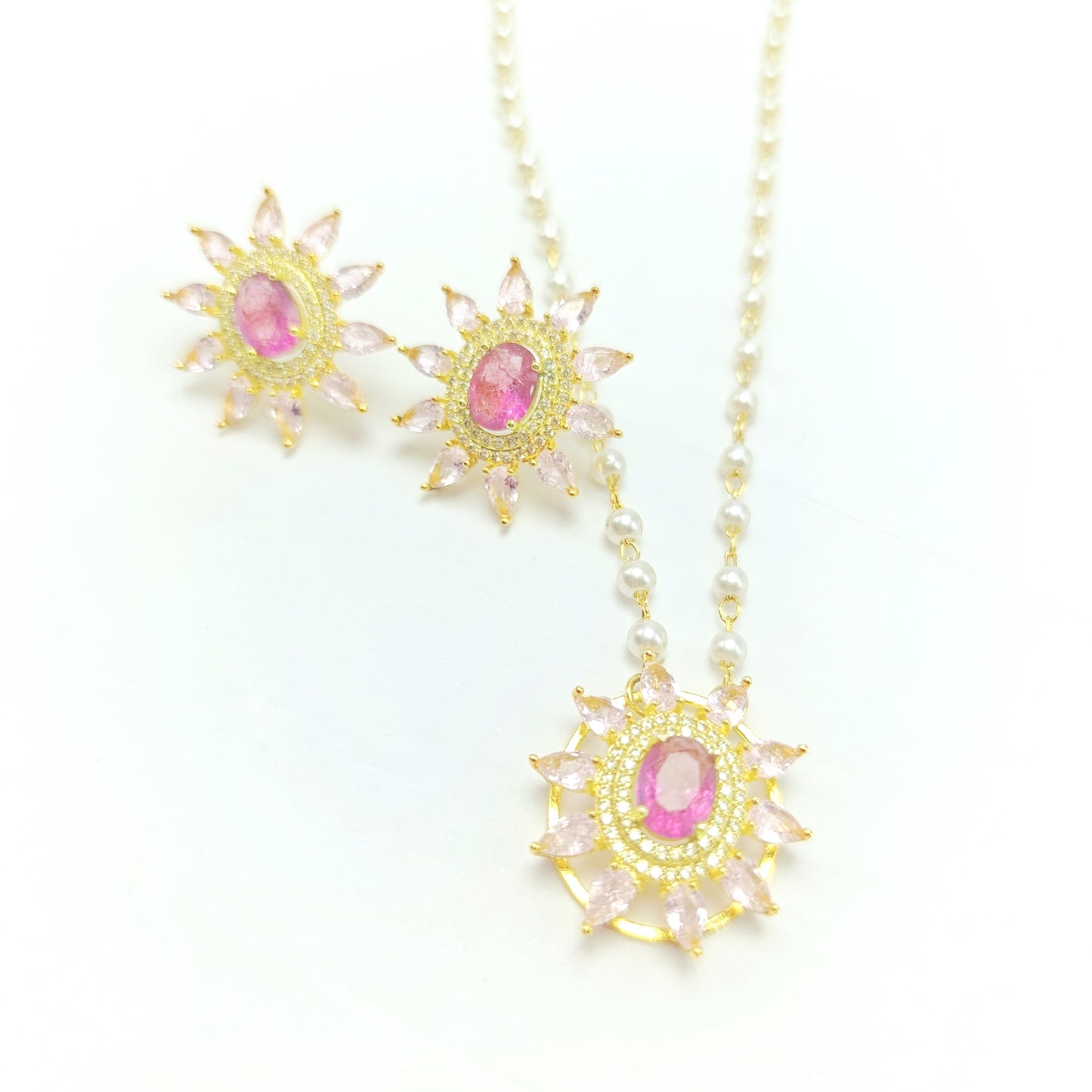Conjunto Flores e Pérolas
